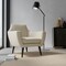 Natural Small Scale Woven Pattern Upholstery Fabric by The Yard - SKU: Holder Beige